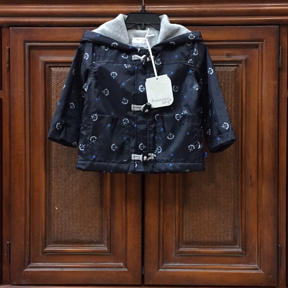 💙 BABALUNO 💙 COLLECTION LUXURY GORGEOUS UNISEX BLUE COLOR KIDS HOODIE JACKET .